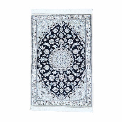 ペルシャ絨毯<br>ナイン産<br>毛＆絹 80×120cm<br>商品番号90127
