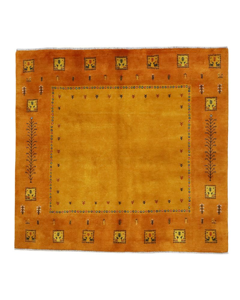 本場イランより仕入れた 草木染めの本格手織りギャッベ｜ペルシャン