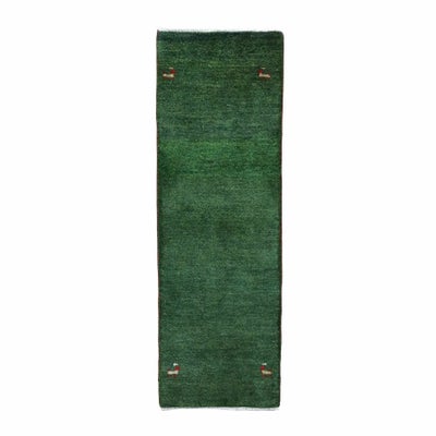 ペルシャ絨毯<br>シラーズ産ギャッベ<br>毛100%　50×147cm<br>商品番号 90112