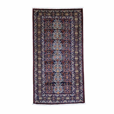 ペルシャ絨毯<br>バルーチ<br>毛100％ 82×155cm<br>商品番号90154