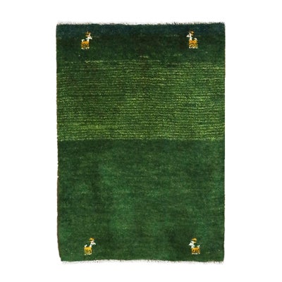 ペルシャ絨毯<br>シラーズ産ギャッベ<br>毛100％　61×84cm<br>商品番号90523