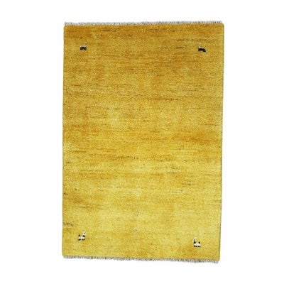 ペルシャ絨毯<br>シラーズ産ギャッベ<br>毛100％ 84×122cm<br>商品番号 90616