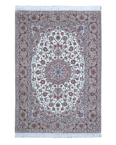 ペルシャ絨毯<br>イスファハン産チャップノイス工房<br>毛＆絹 168×238cm<br>商品番号90705