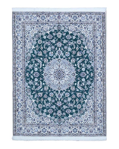 ペルシャ絨毯<br>ナイン産<br>毛＆絹　150×200cm<br>商品番号90679