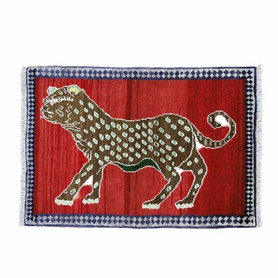ペルシャ絨毯<br>シラーズ産<br>毛100％ 68×96cm<br>商品番号90145