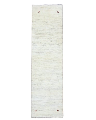 ペルシャ絨毯<br>シラーズ産ギャッベ<br>毛100％ 70×251cm<br>商品番号 90909
