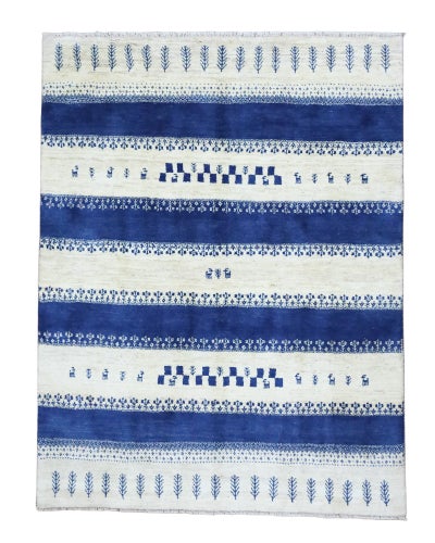 ペルシャ絨毯<br>シラーズ産ギャッベ<br>毛100%　177×230cm<br>商品番号90892