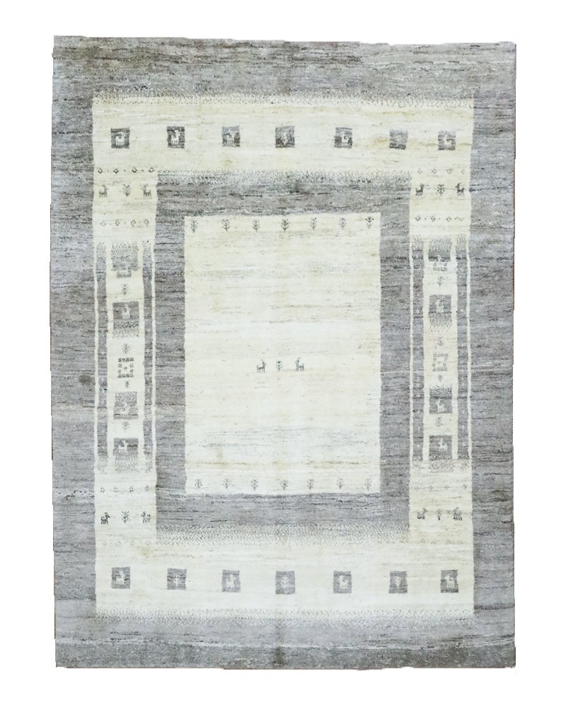 ペルシャ絨毯シラーズ産ギャッベ毛100％ 188×250cm商品番号90902