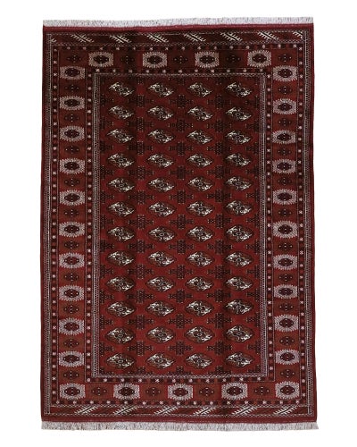 ペルシャ絨毯ウール<br>トルクメン<br>毛100％  197×285cm<br>商品番号91223