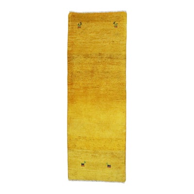 ペルシャ絨毯<br>シラーズ産ギャッベ<br>毛100%　51×145cm<br>商品番号 90910