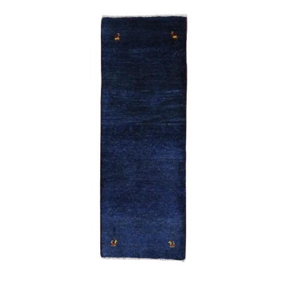 ペルシャ絨毯<br>シラーズ産ギャッベ<br>毛100%　52×145cm<br>商品番号 90911