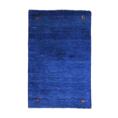 ペルシャ絨毯<br>シラーズ産ギャッベ<br>毛100％ 78×123cm<br>商品番号 90848