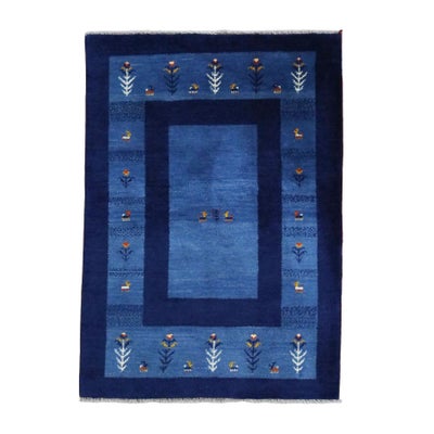 ペルシャ絨毯<br>シラーズ産ギャッベ<br>毛100% 103×148cm<br>商品番号90853