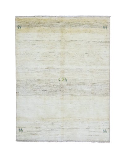 ペルシャ絨毯<br>シラーズ産ギャッベ<br>毛100% 158×206cm<br>商品番号91241