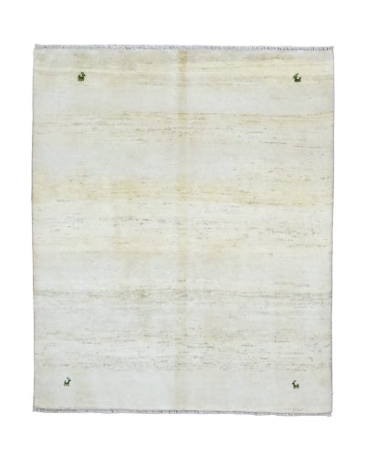 ペルシャ絨毯<br>シラーズ産ギャッベ<br>毛100% 157×187cm<br>商品番号91242