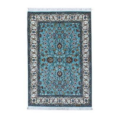 トルコ絨毯<br>ヘレケ産<br>毛100%　81×125cm<br>商品番号91244