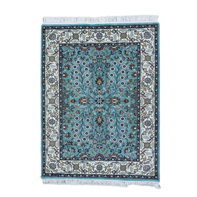 トルコ絨毯<br>ヘレケ産<br>毛100%　97×128cm<br>商品番号91246