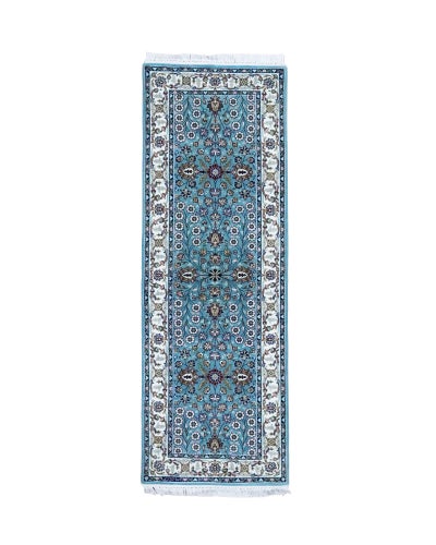 トルコ絨毯<br>ヘレケ産<br>毛100%　65×186cm<br>商品番号91268