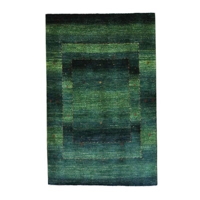 ペルシャ絨毯<br>シラーズ産ギャッベ<br>ファインカシュクリ<br>毛100%　107×167cm <br>商品番号91309