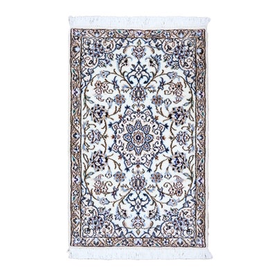 ペルシャ絨毯<br>ナイン産<br>毛＆絹 51×80cm<br>商品番号 91424