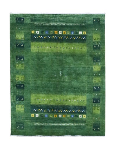 ペルシャ絨毯<br>シラーズ産ギャッベ<br>ファインカシュクリ<br>毛100%　157×200cm <br>商品番号87770