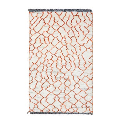 ペルシャ絨毯<br>ギャッベ　カシュクリ<br>ウール　51×81cm<br>No.83697　玄関マット